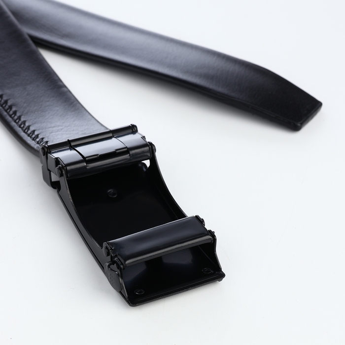 Ремень мужской, Великан, ширина 4 см, пряжка автомат, цвет чёрный Ремень мужской, Великан, ширина 4 см, пряжка автомат, цвет чёрный