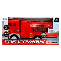 Машина &laquo;Пожарная служба&raquo;, световые и звуковые эффекты, работает от батареек