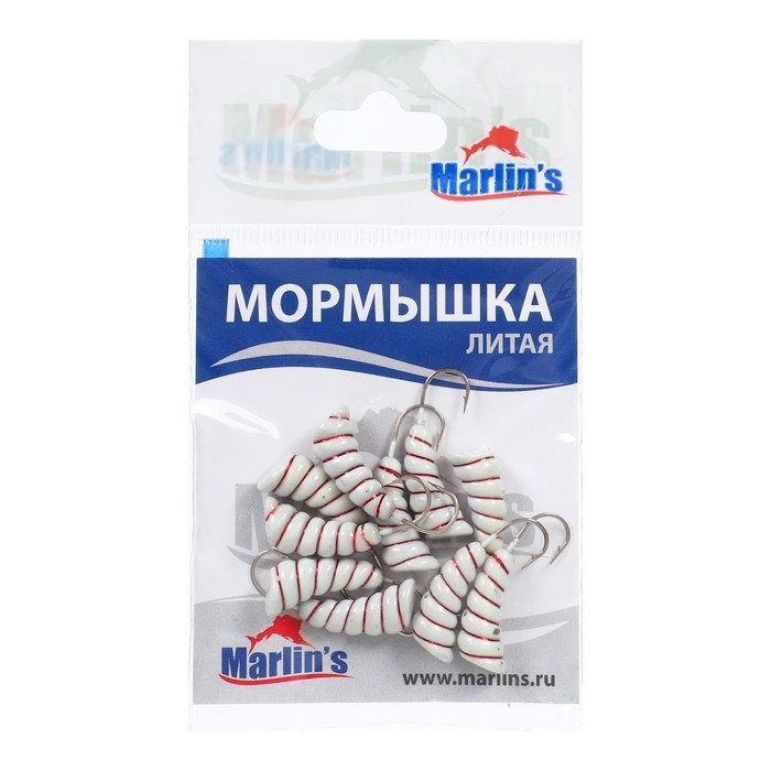 Мормышка литая Marlin's ОСА №4, 3.10 г, 10 шт Мормышка литая Marlin's ОСА №4, 3.10 г, 10 шт