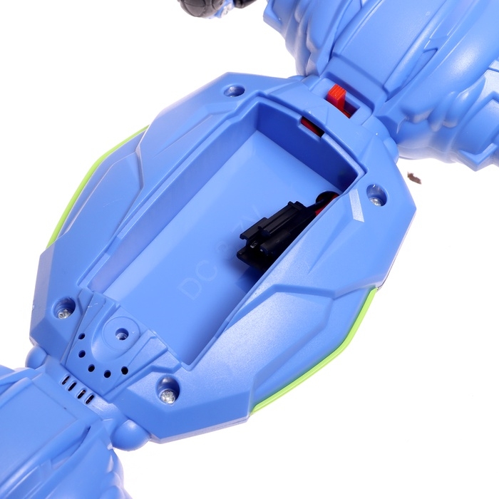 Машинка перевертыш &laquo;Дрифт&raquo;, радиоуправляемая, аккумулятор, на пульте управления, цвет синий