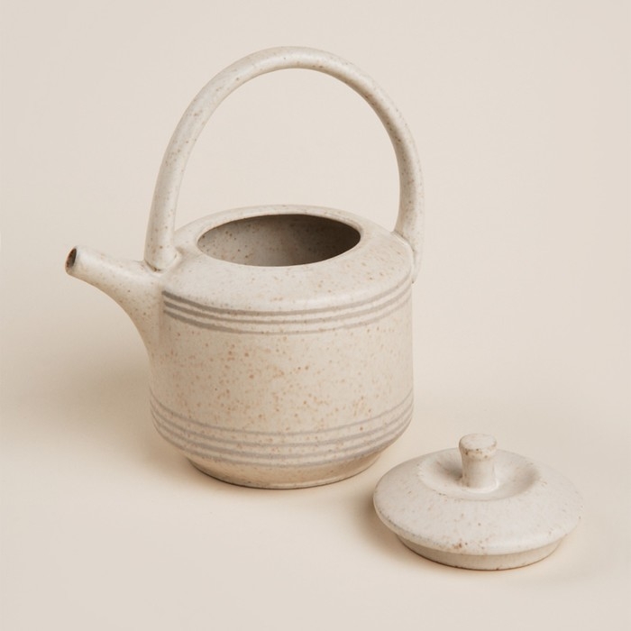 Чайник заварочный керамический SL Home &laquo;Райяс&raquo;, 1 л, 18&times;13&times;20,5 см, цвет бежевый