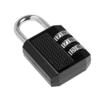 Замок навесной кодовый ТУНДРА ZK011, черный Замок навесной кодовый ТУНДРА ZK011, черный