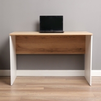 Стол компьютерный 1200 Юкки, 1200х605х770, Белый/Дуб делано