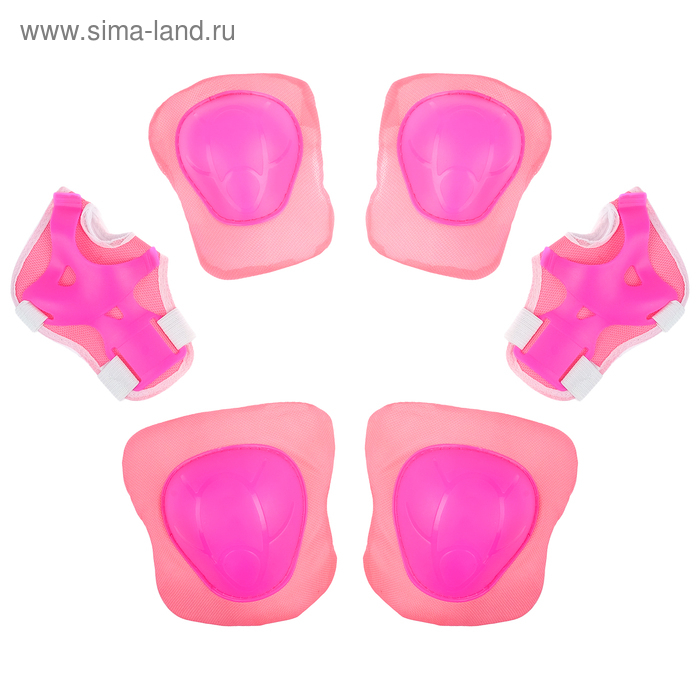 Защита роликовая ONLYTOP, р. универсальный, цвет фуксия