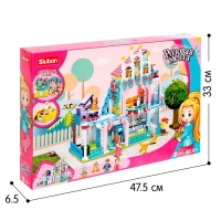 Конструктор Розовая мечта &laquo;Загородный дом&raquo;, 601 деталь