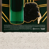 Подарочный набор косметики &laquo;Сильный духом&raquo;, гель для душа 250 мл и мочалка для тела, HARD LINE