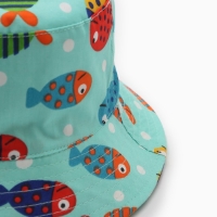 Панама детская KAFTAN "Рыбки" р.50 голубой Панама детская KAFTAN "Рыбки" р.50 голубой