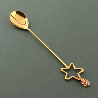 Ложка столовая с акриловым подвесом «Сказочной красоты», нержавеющая сталь, 3 х 15,5 см Ложка столовая с акриловым подвесом «Сказочной красоты», нержавеющая сталь, 3 х 15,5 см