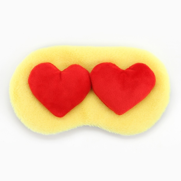 Маска для сна «Сердечки», 10.4 х 20 см Маска для сна «Сердечки», 10.4 х 20 см