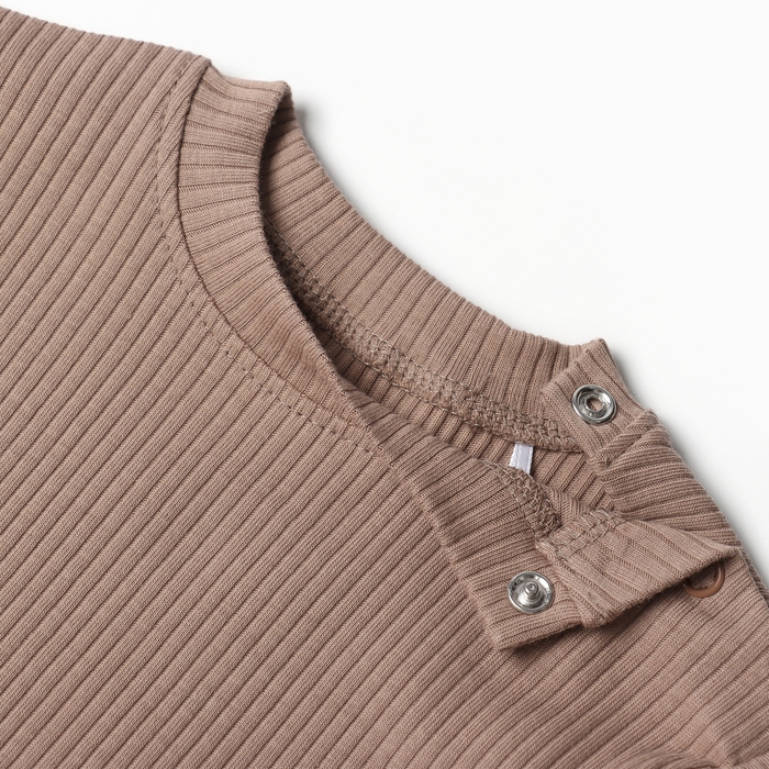 Футболка с дл. рукавом Крошка Я Olives, р. 68-74, коричневый Футболка с дл. рукавом Крошка Я Olives, р. 68-74, коричневый