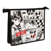 Папка для тетрадей А5, 230 х 190 х 50 мм, молния сверху, пластиковая, Calligrata "Аниме" Папка для тетрадей А5, 230 х 190 х 50 мм, молния сверху, пластиковая, Calligrata "Аниме"