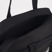 Сумка спортивная на молнии, наружный карман, длинный ремень, большой размер, цвет чёрный Сумка спортивная на молнии, наружный карман, длинный ремень, большой размер, цвет чёрный