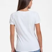 Футболка женская &laquo;Смотри вглубь&raquo;, белая, размер S