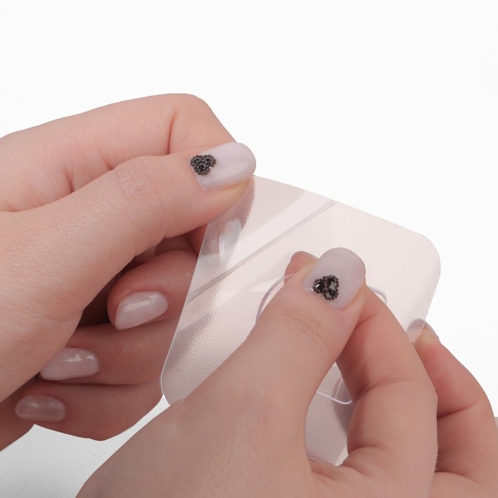 Органайзер для хранения, навесной, 1 секция, с клеевыми крючками, 16,5 &times; 12 &times; 9 см, цвет МИКС