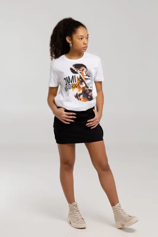 Футболка &laquo;Меламед. Jimi Hendrix&raquo;, белая, размер S