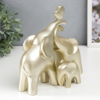 Сувенир полистоун "Семья слонов с сердцем" белое золото 7,5х8,5х8,5 15,5х11х11 21,5х16х16 см 72946 Сувенир полистоун "Семья слонов с сердцем" белое золото 7,5х8,5х8,5 15,5х11х11 21,5х16х16 см 72946