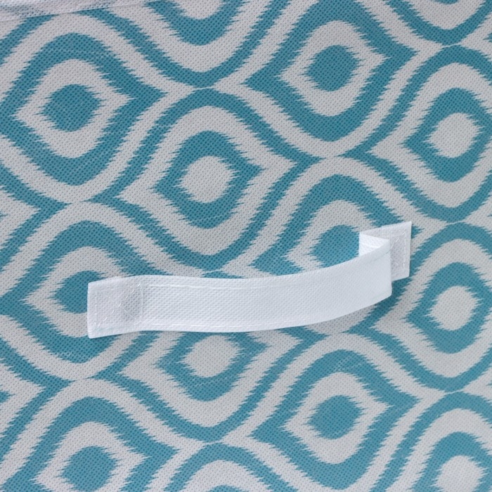 Короб для хранения Доляна &laquo;Лагуна&raquo;, 37&times;27&times;27 см, цвет бирюзовый