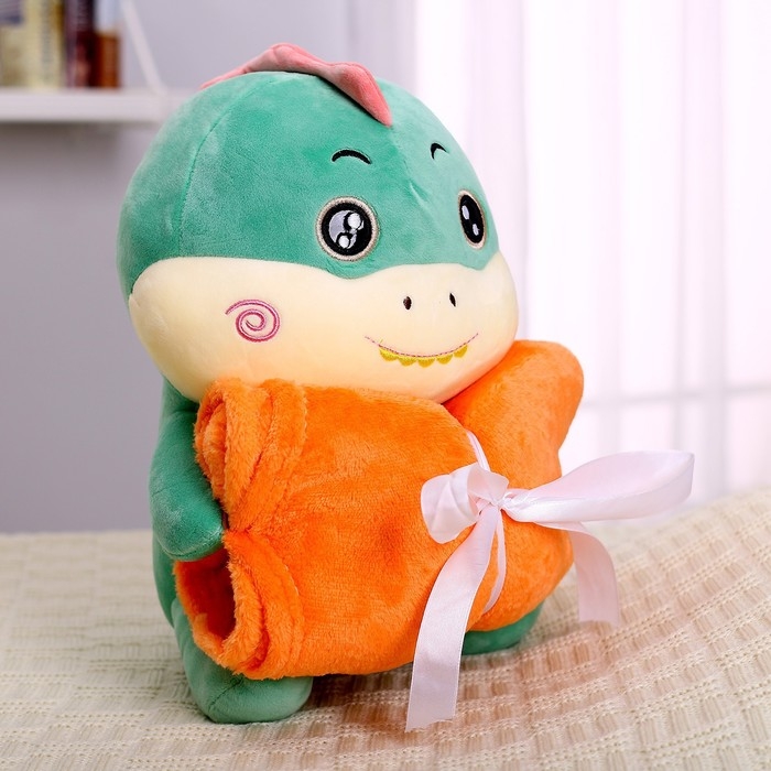 Мягкая игрушка с пледом &laquo;Динозаврик&raquo;