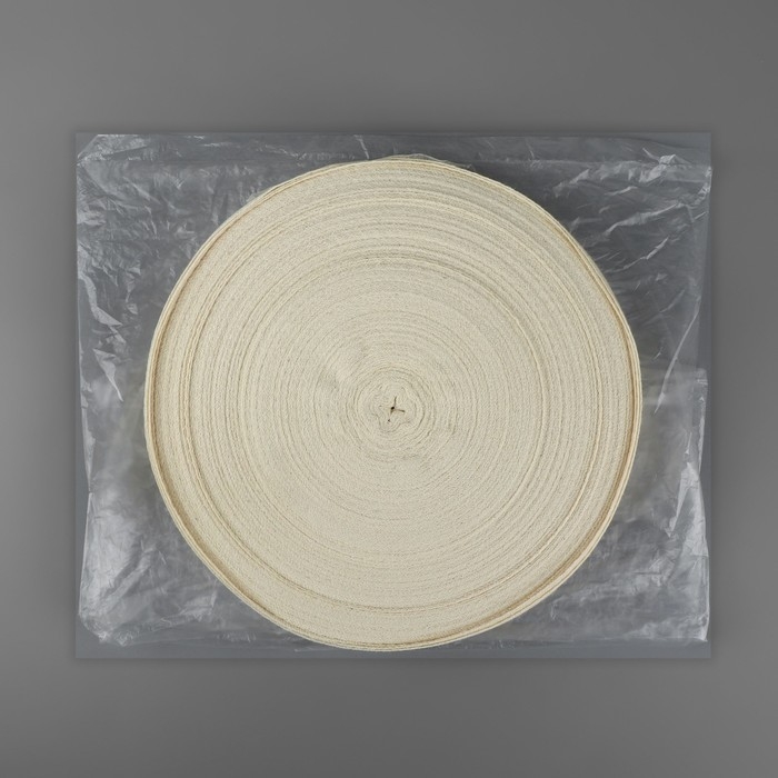 Лента киперная, 40 мм, 100 ± 1 м, цвет бежевый Лента киперная, 40 мм, 100 ± 1 м, цвет бежевый