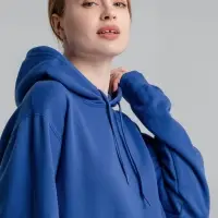 Толстовка с капюшоном Slam 320, ярко-синяя, размер S