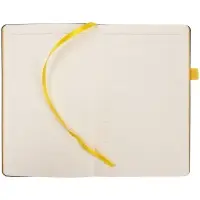 Ежедневник Ton Metal, недатированный, черный с желтым