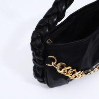 Сумка-багет на молнии, цвет чёрный Сумка-багет на молнии, цвет чёрный