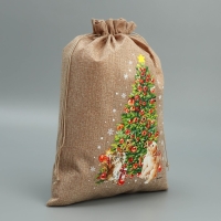 Мешок с термонаклейкой &laquo;Елочка&raquo;, 30 х 40 см +/- 1.5 см, Новый год