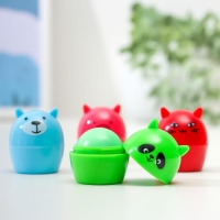 Бальзам для губ &laquo;Зверята&raquo;, микс цветов и ароматов