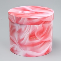 Набор шляпных коробок 5 в 1, упаковка подарочная, &laquo;Вуаль&raquo;, 13 х 14 ‒ 19.5 х 22 см