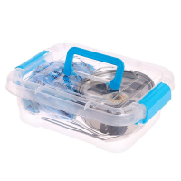 Набор металлической посудки &laquo;Супер Шеф&raquo;, с фартуком и колпаком, в чемодане, МИКС