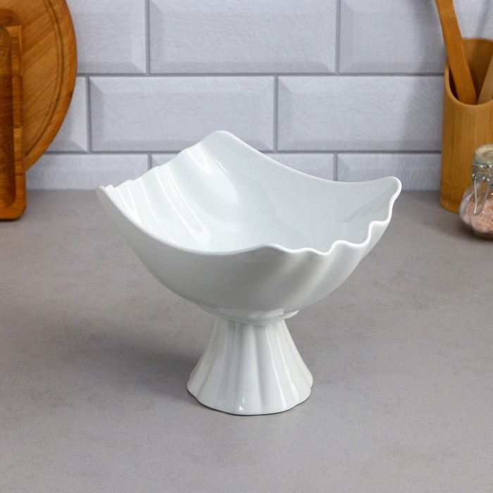 Салатник, с подставкой, 1.2 л, фарфор, Иран Салатник, с подставкой, 1.2 л, фарфор, Иран