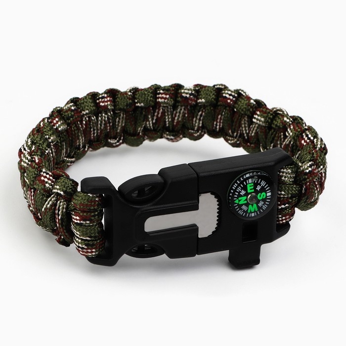 Браслет для выживания «Настоящему защитнику», 26 х 2,5 см. Браслет для выживания «Настоящему защитнику», 26 х 2,5 см.