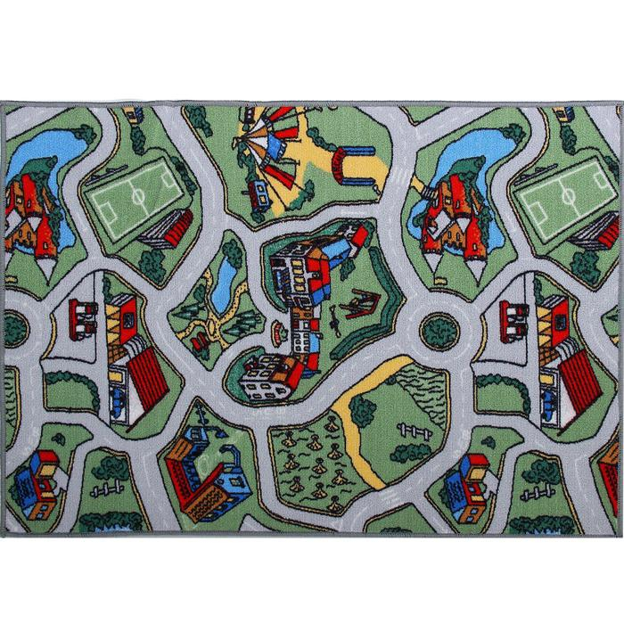 Палас &laquo;Лунапарк&raquo;, 200х350 см, зелёный