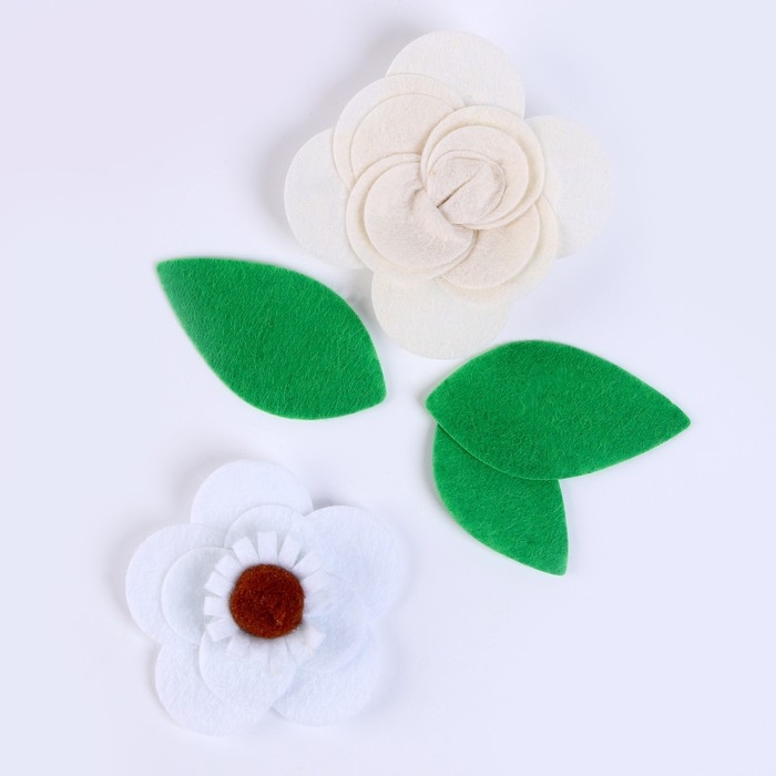 Набор для творчества: декор из фетра и набор бусин &laquo;Цветочные игры&raquo;