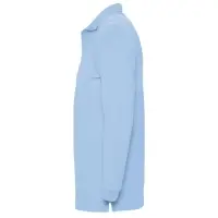 Рубашка поло мужская с длинным рукавом Winter II 210 голубая, размер M