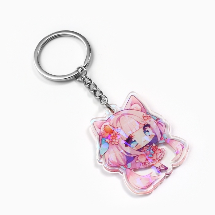 Брелок для ключей голографический «Аниме», 5 х 4 см Брелок для ключей голографический «Аниме», 5 х 4 см