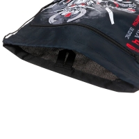 Мешок для обуви с карманом 480 х 360 мм, Феникс, светоотражающая полоса, с ручкой "Роботы" Мешок для обуви с карманом 480 х 360 мм, Феникс, светоотражающая полоса, с ручкой "Роботы"