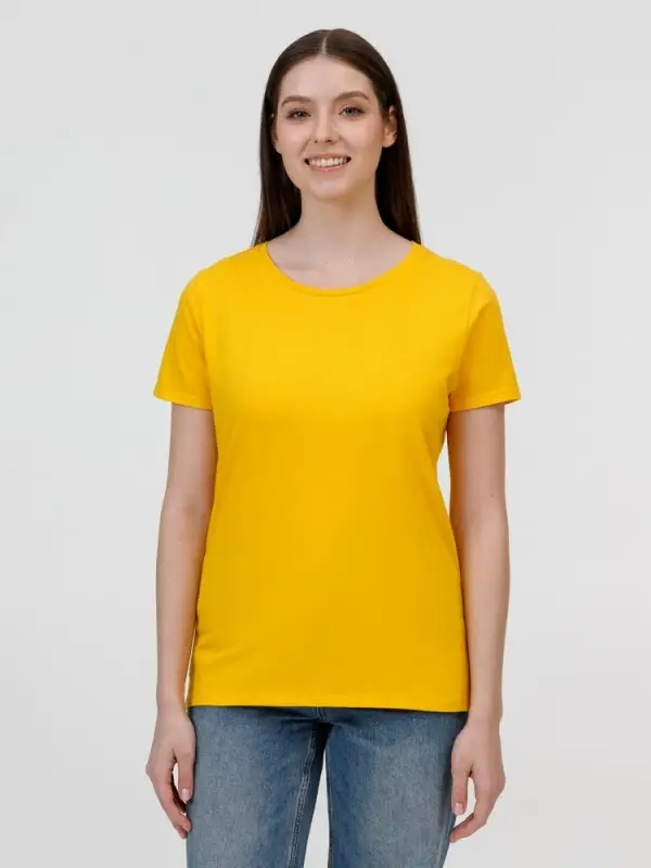 Футболка E190 женская белая, размер 3XL