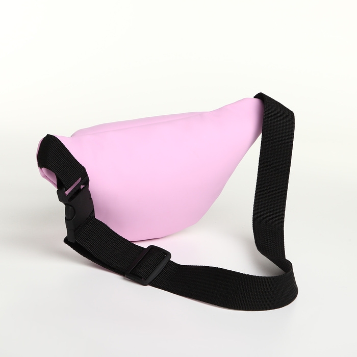 Сумка поясная на молнии, цвет розовый Сумка поясная на молнии, цвет розовый