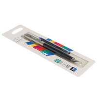 Ручка перьевая Parker JOTTER ORIGINALS BLACK, 1.0мм, + 2 стержня (син и черн) блист 2096430 Ручка перьевая Parker JOTTER ORIGINALS BLACK, 1.0мм, + 2 стержня (син и черн) блист 2096430