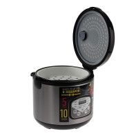 Мультиварка ENERGY EN-257, 900 Вт, 5 л, 10 программ, антипригарное покрытие, чёрная Мультиварка ENERGY EN-257, 900 Вт, 5 л, 10 программ, антипригарное покрытие, чёрная