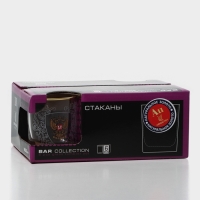 Набор стеклянных стаканов &laquo;Россия&raquo;, 250 мл, 6 шт