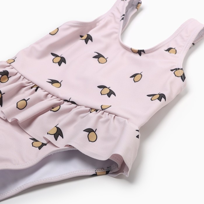 Купальник слитный детский MINAKU с рюшами, рост 122-128 см