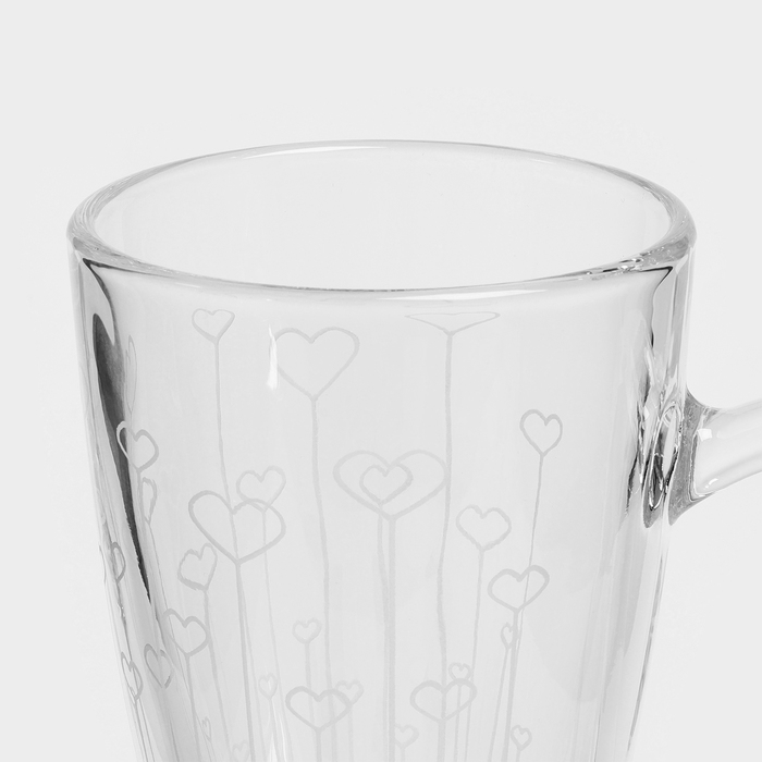 Кружка стеклянная для чая/кофе &laquo;Эмпатия&raquo;, 250 мл