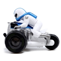 Перевертыш &laquo;Гонщик&raquo;, свет и звук, работает от батареек, цвет бело-синий