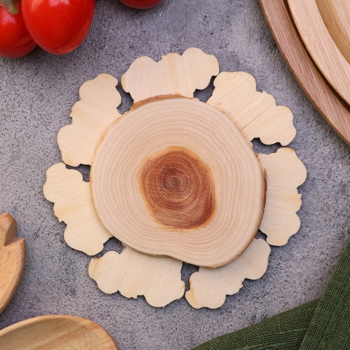 Подставка под горячее &laquo;Слоник&raquo;, 12см, можжевельник