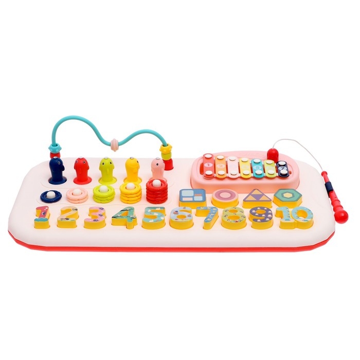 Развивающая игрушка &laquo;Весёлые игры&raquo;, цвет розовый