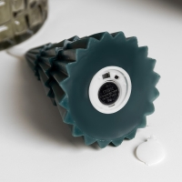 Светодиодная свеча &laquo;Ёлка зелёная&raquo; 10 &times; 18.5 &times; 10 см, воск, батарейка CR2032 (в комплекте), свечение тёплое белое