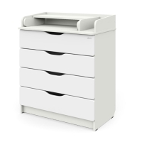 Комод пеленальный детский Сириус-2 Wood 804, 80х47х94 см., 4 ящика, цвет белый премиум Комод пеленальный детский Сириус-2 Wood 804, 80х47х94 см., 4 ящика, цвет белый премиум