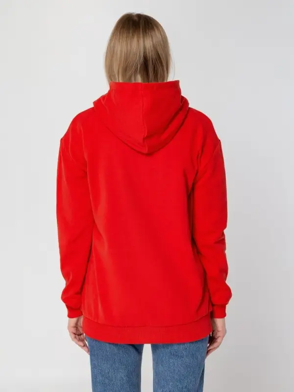 Толстовка с капюшоном Unit Kirenga Heavy красная, размер XS